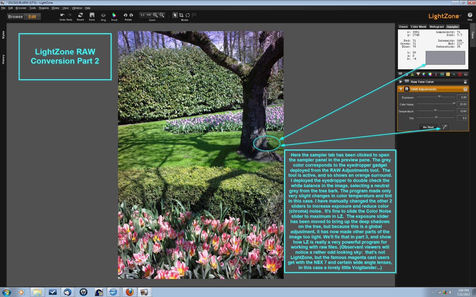 Pro Digital Photo Camera RAW Image Editing Lightroom-Darkroom Software Program