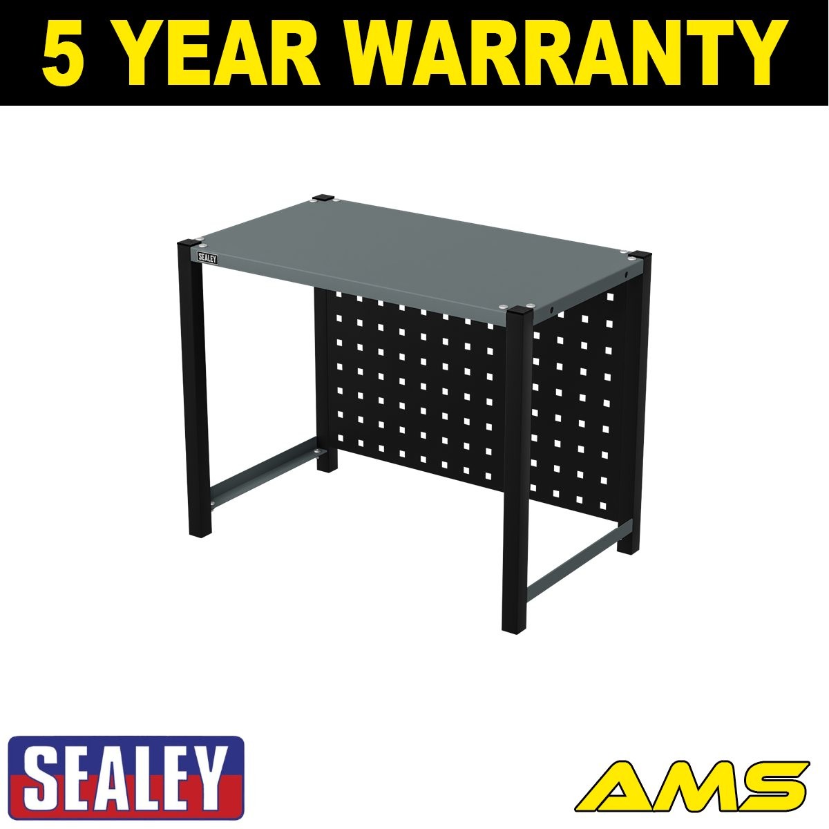 Sealey Modular Storage Top 1 Shelf & Pegboard Unit 580mm APMRT3