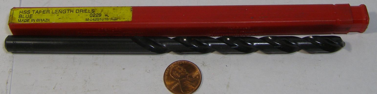 DORMER DRILL S HSS TAPER LENGTH BLUE A234 0229   1 COUNT