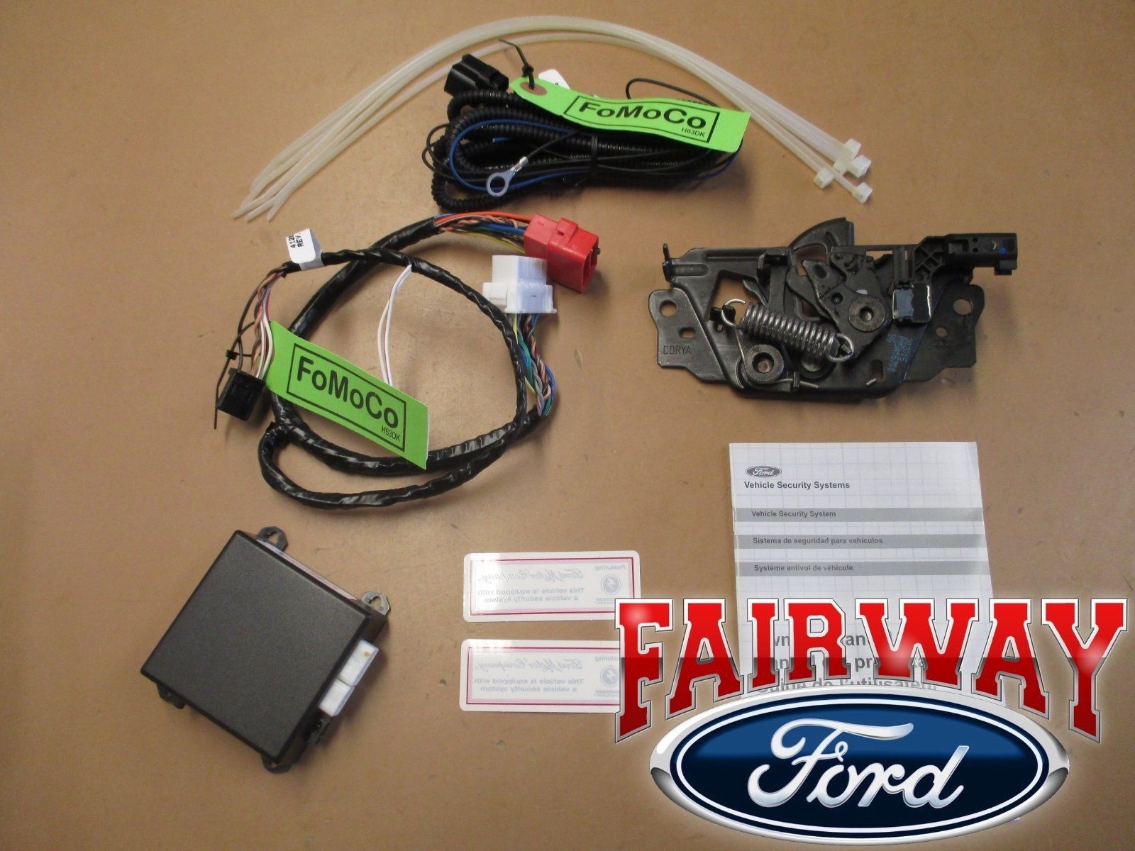 2016 Focus OEM Genuine Ford Scalable Security Alarm System Kit with Manual Temp