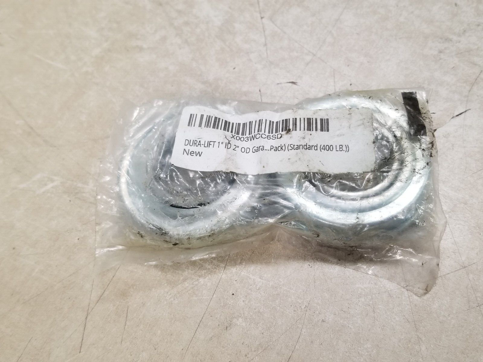 1" ID 2" OD Garage Door Torsion Spring Bearing (2-Pack) (Standard 400 Lbs)