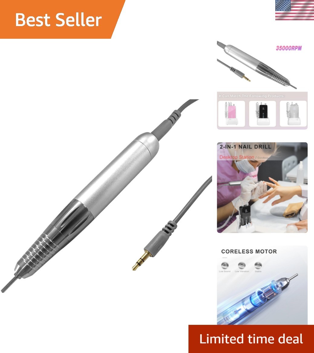 35000RPM Professional Handpiece for TP301 Nail Drill - Low Noise Performance