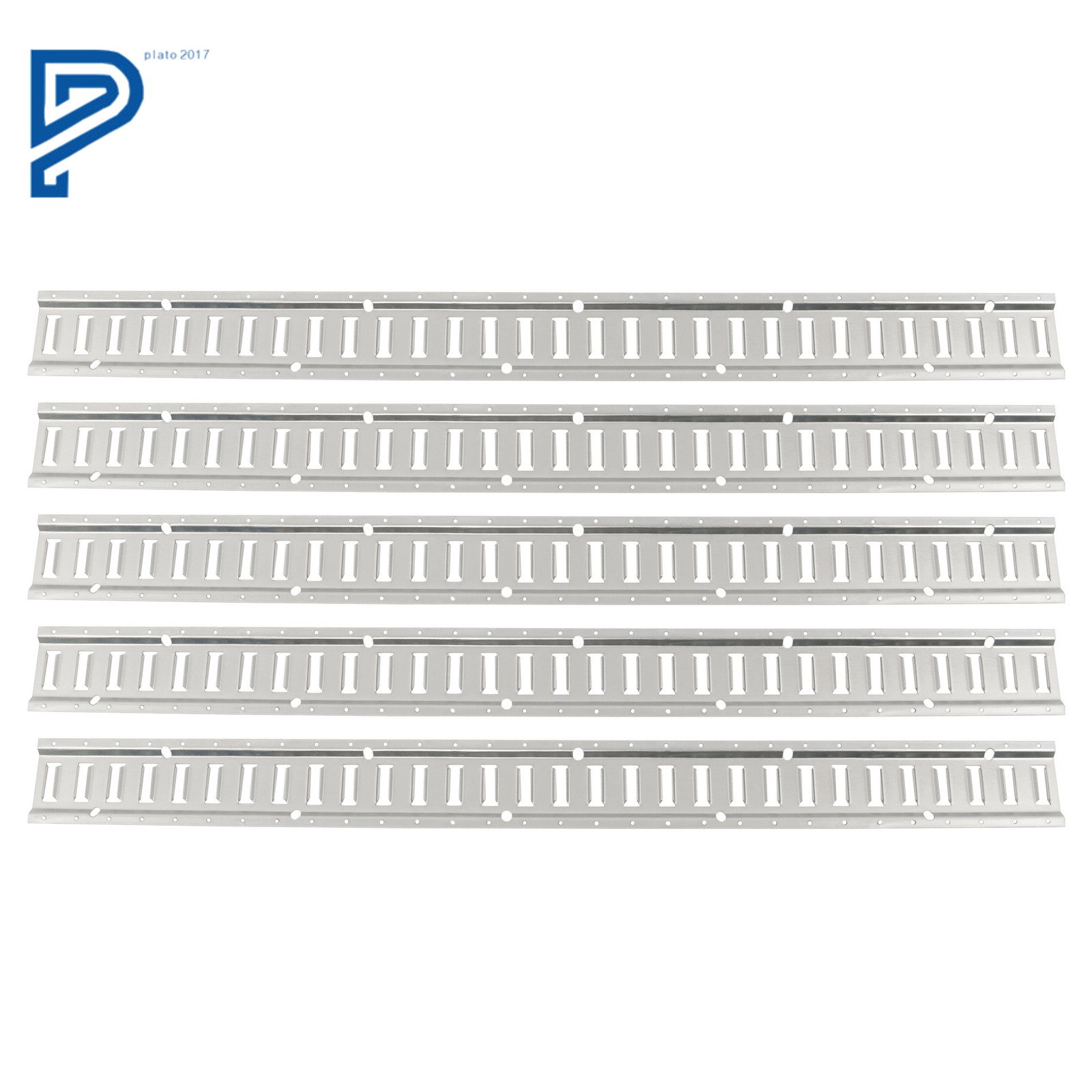 Fit For RV Trailer Camper Truck 5 Pack 5' E Track Tie Down Rail Kit