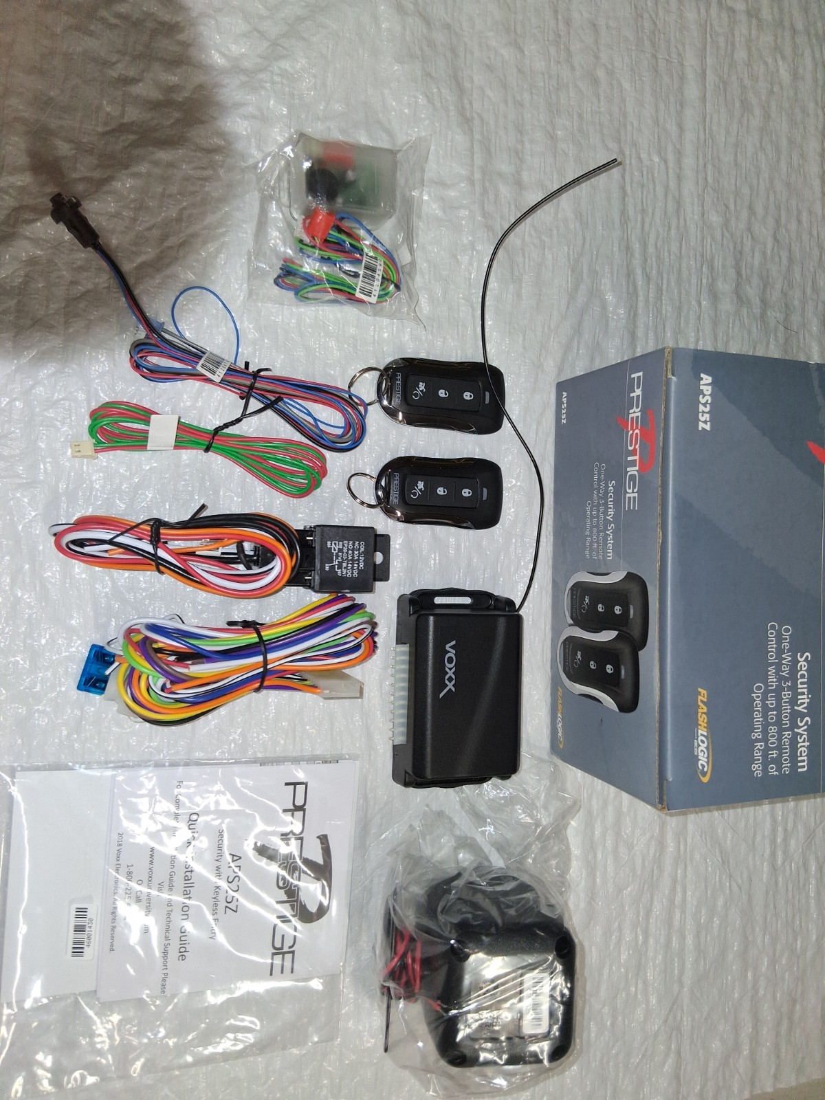 Prestige APS25Z Car Alarm System