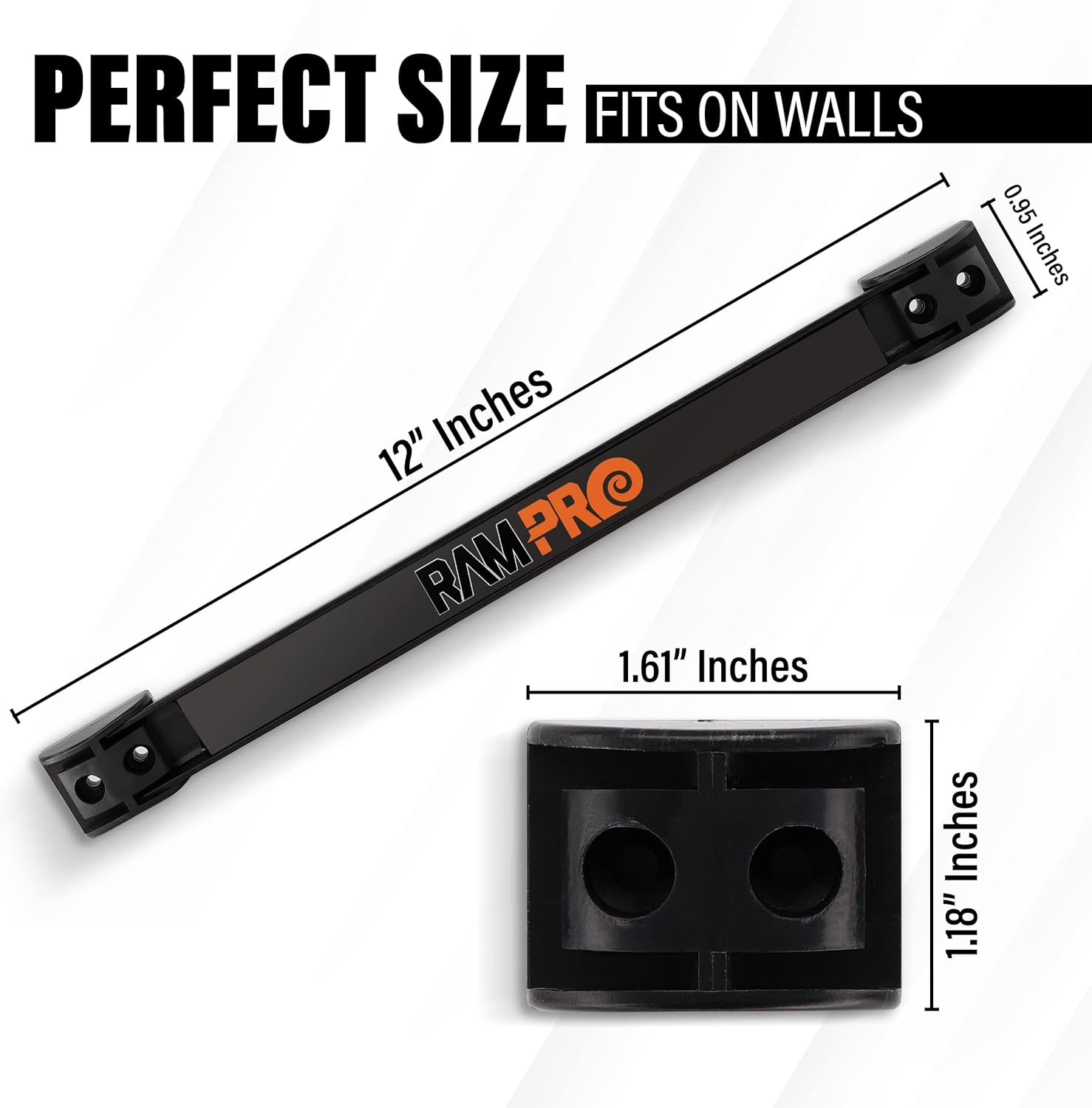 2-Pack 12" Magnetic Tool Holder Strip for Organizing Tools