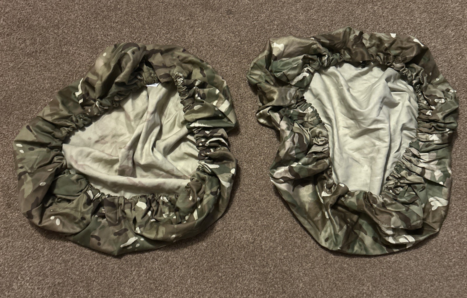X2 MTP Rucksack Covers- Small- Used British Army Surplus- Good Condition