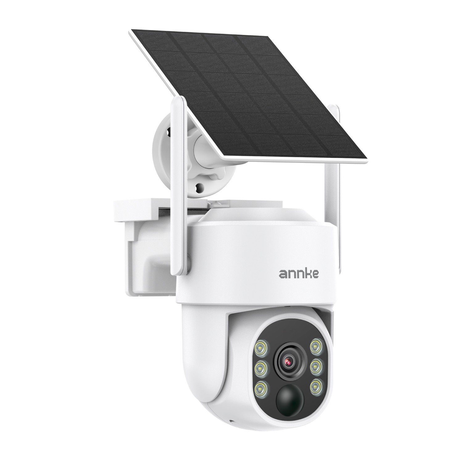 ANNKE 4MP Wireless Solar Security Camera System PIR Color Night Two Way Audio
