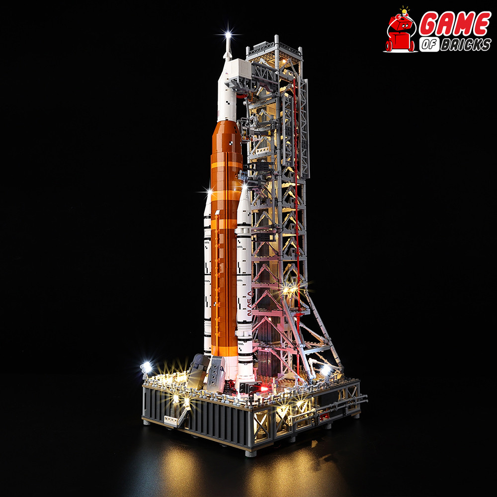 LED Light Kit for LEGO® NASA Artemis Space Launch System 10341 (Remote + Sound)