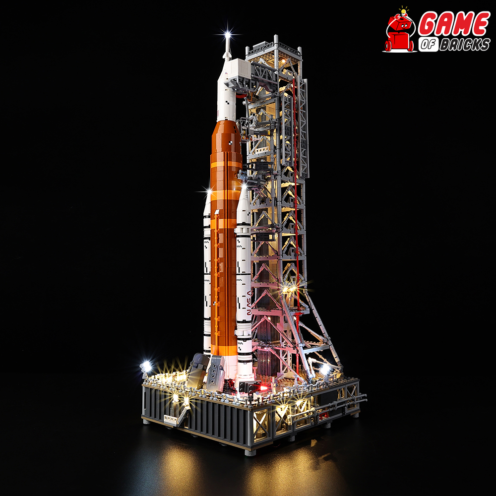 LED Light Kit for LEGO® NASA Artemis Space Launch System 10341 (Remote + Sound)