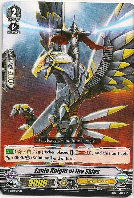 4x Eagle Knight of the Skies V-PR/0017EN Cardfight TCG Eng Promo Mint