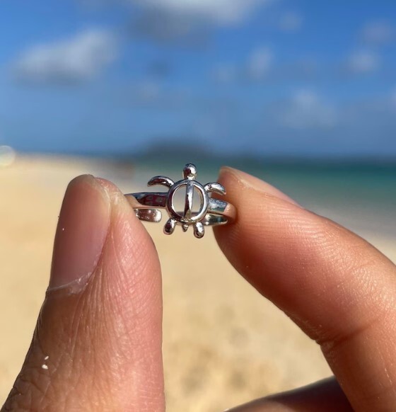 Valentine's Daily Use Solid Metal Women's Turtle Foot Toe Ring 925 SS