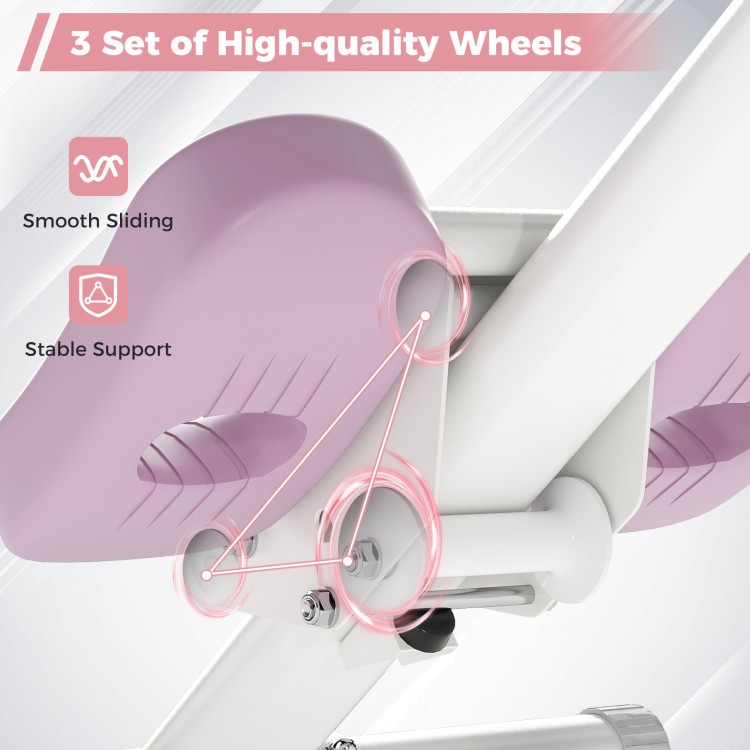 Adjustable Ab Workout Machine – Foldable Cruncher with LCD, 2 Inclines