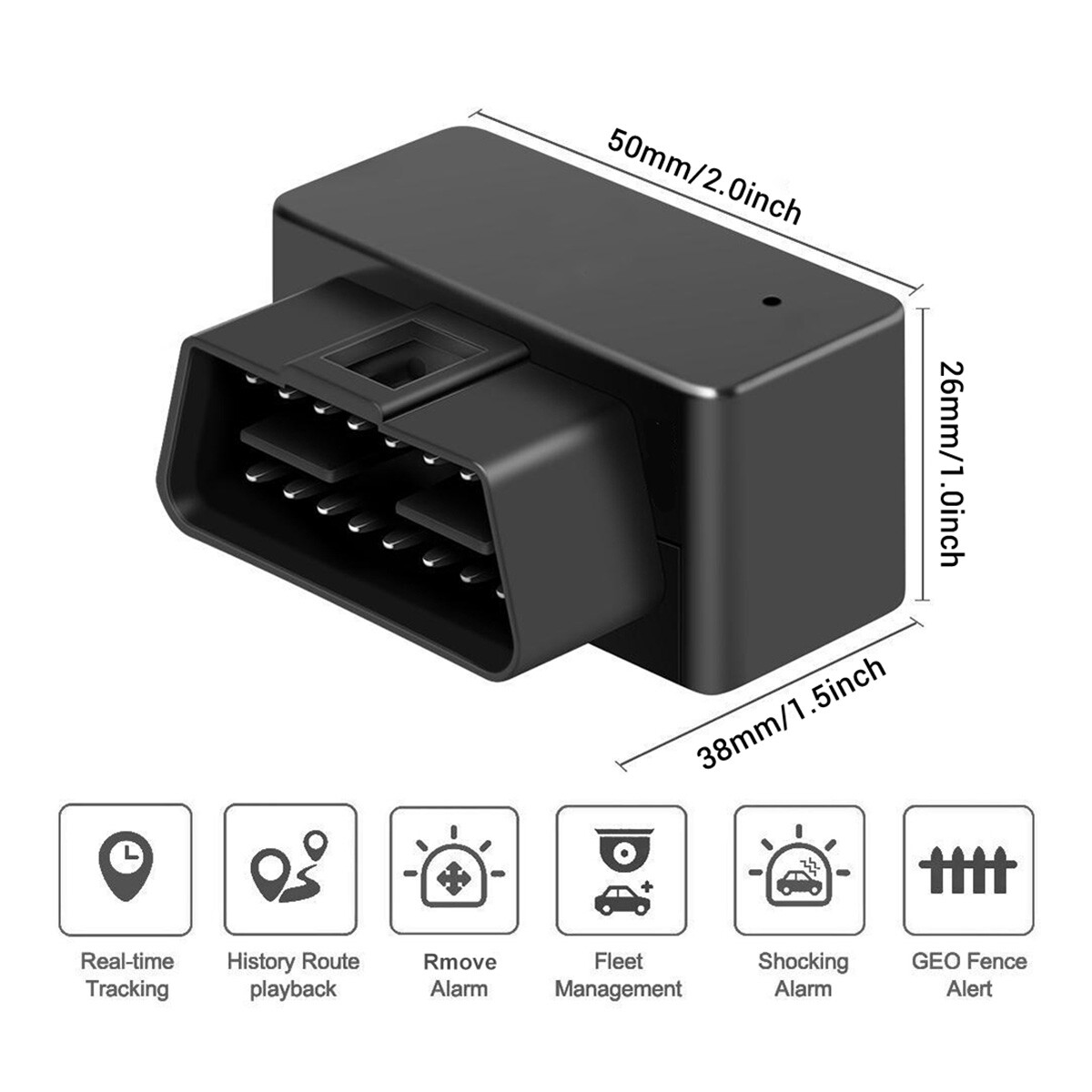 OBD2 GF07 GPS Tracker Real Time Vehicle Tracking Device GPRS Car Auto Locator US