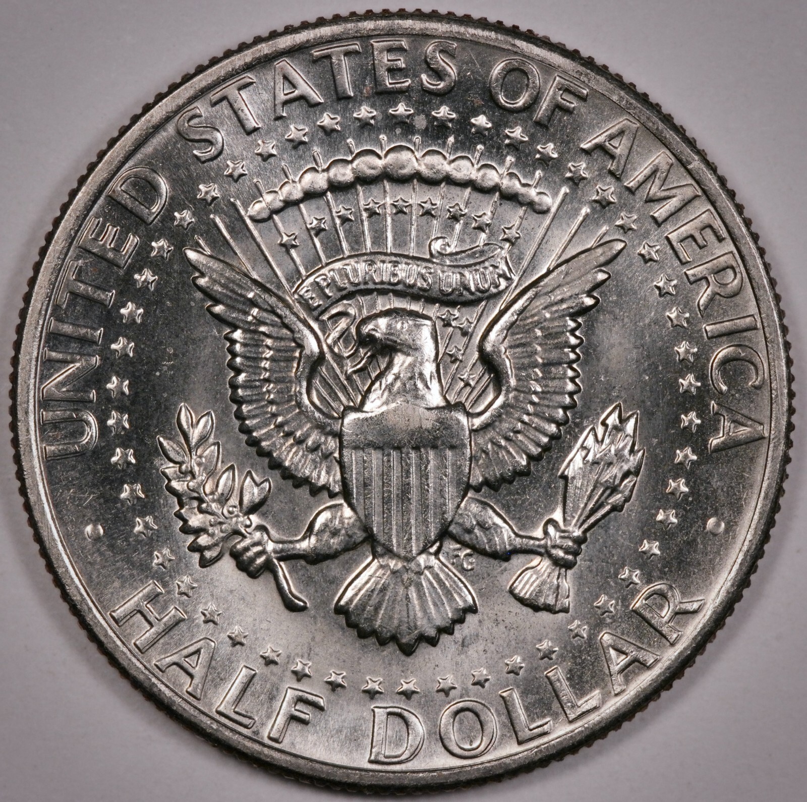 50c 1973 D Kennedy, UNC uncirculated, pulled from mint set cello (G2-324)