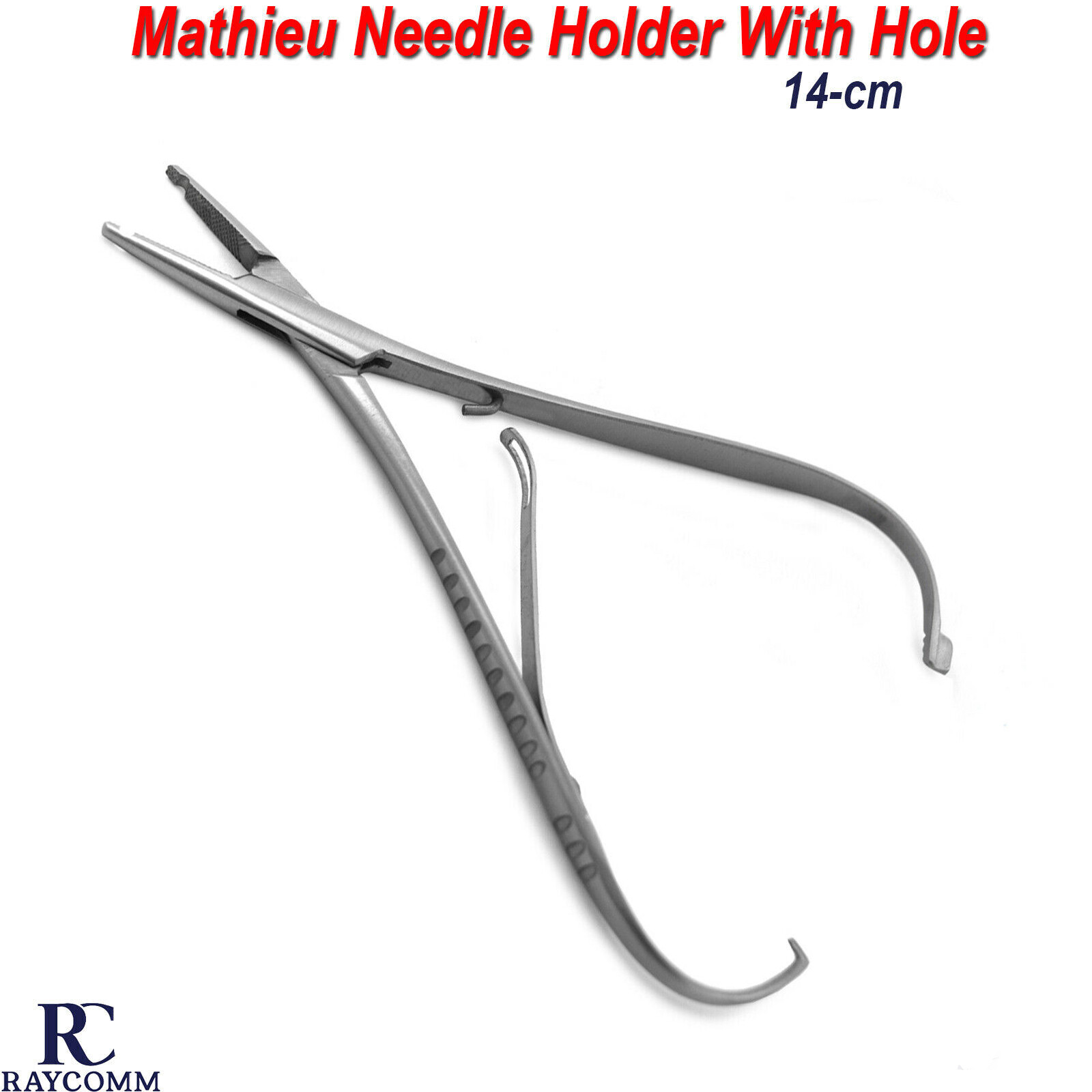 Ortho Mathieu Elastic Needle Holder With Hole Groove Braces Elastics Instruments