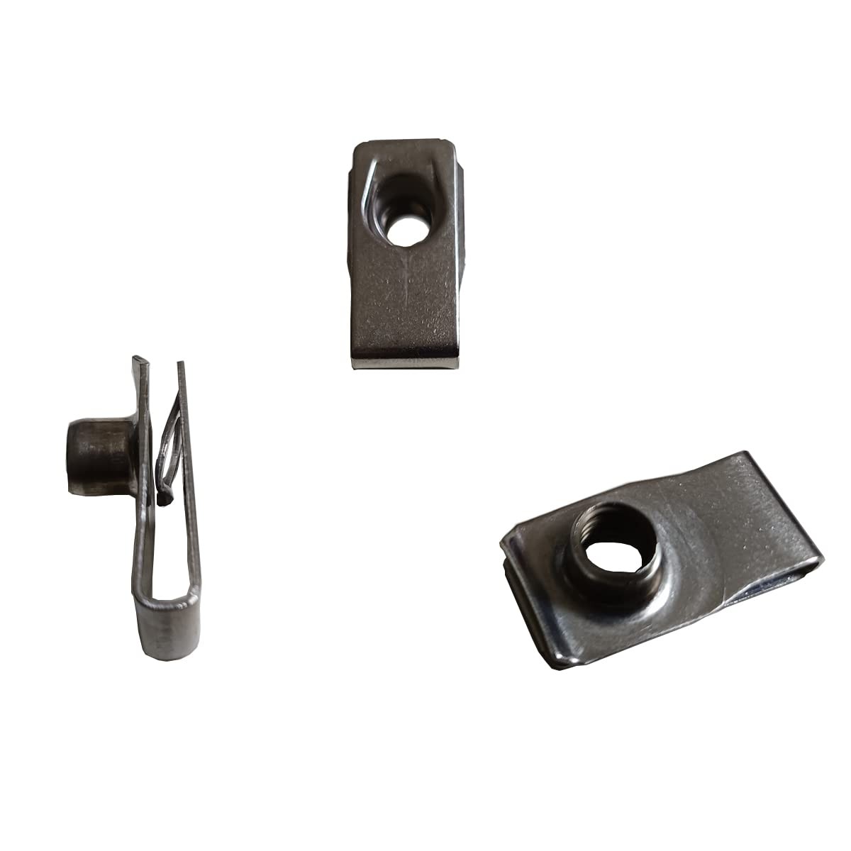 20 PCS M8 Long Stainless Steel UStyle ClipOn Nut UType Fasteners Hardware