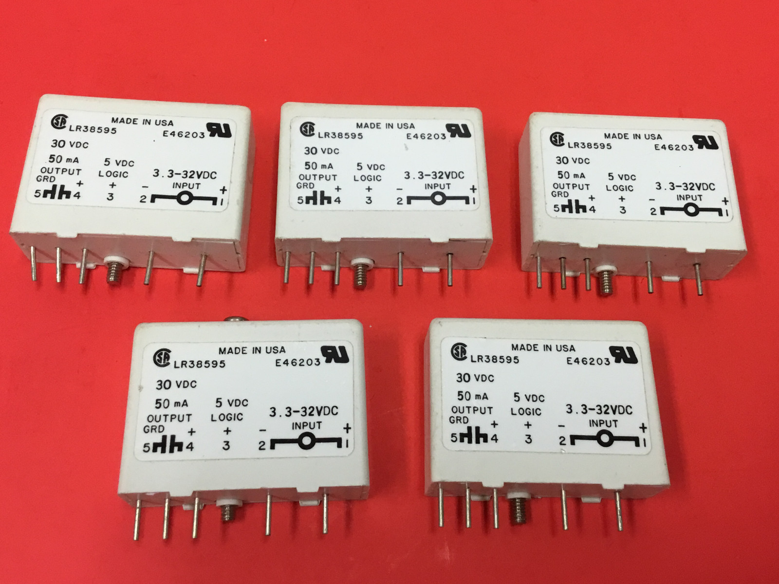Gordos - Model #IDC5 - DC Input Modules - Lot of (5)