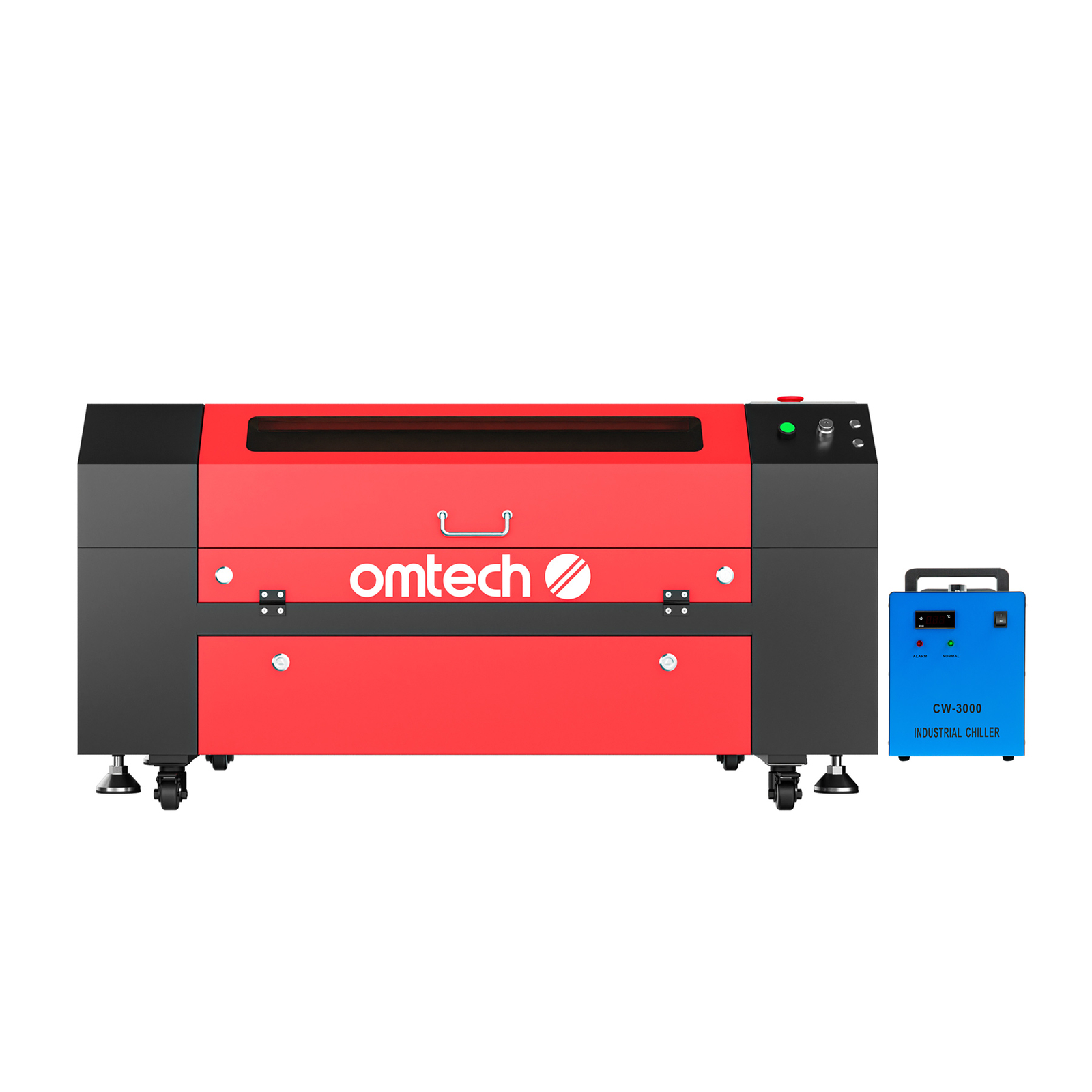 OMTech 60W 20x28in Workbed CO2 Laser Engraver Cutter with CW3000 Water Chiller