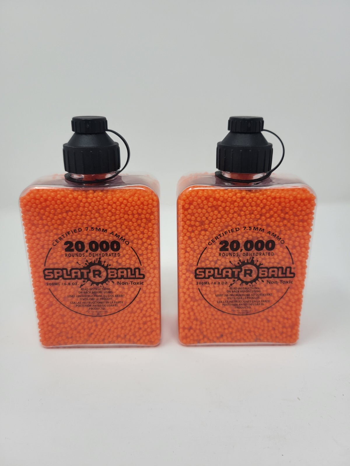 Lot of 2 Splat-R-Ball Orange Ammo 7.5mm- New ( 40,000 rounds total ) New