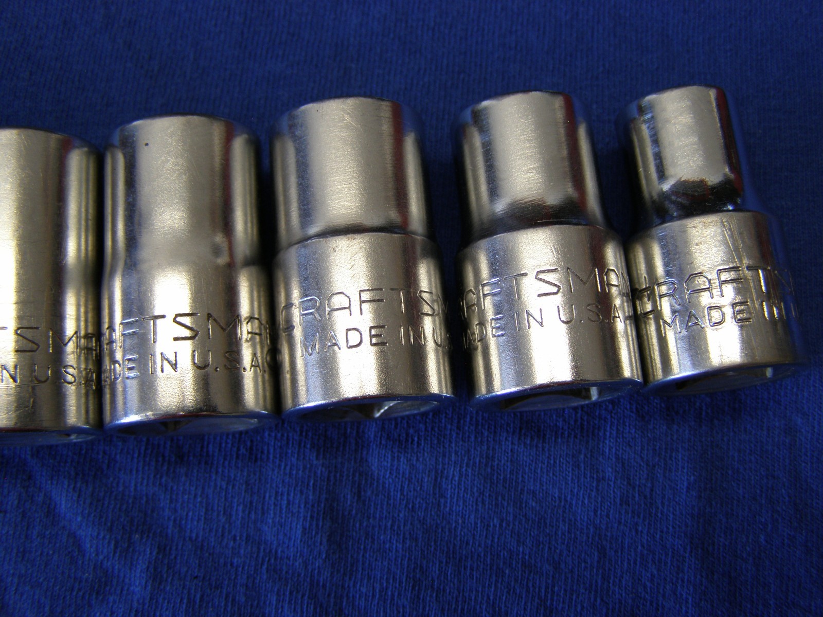 Craftsman 1/2" Drive SAE 12 Piece Socket Set USA Made