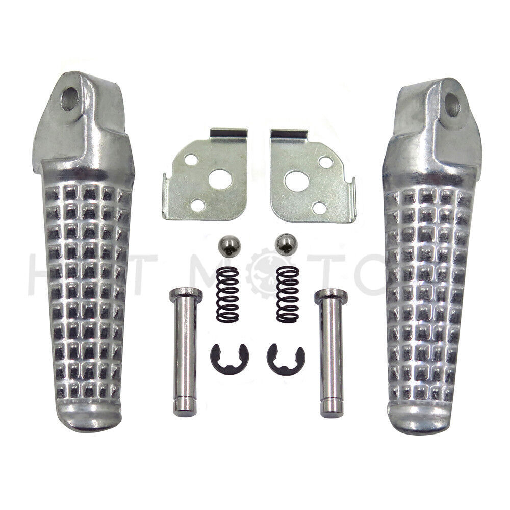 Motorcycle Rear Foot Peg Footrest for Honda CBR600F4 2003-2004 Silver
