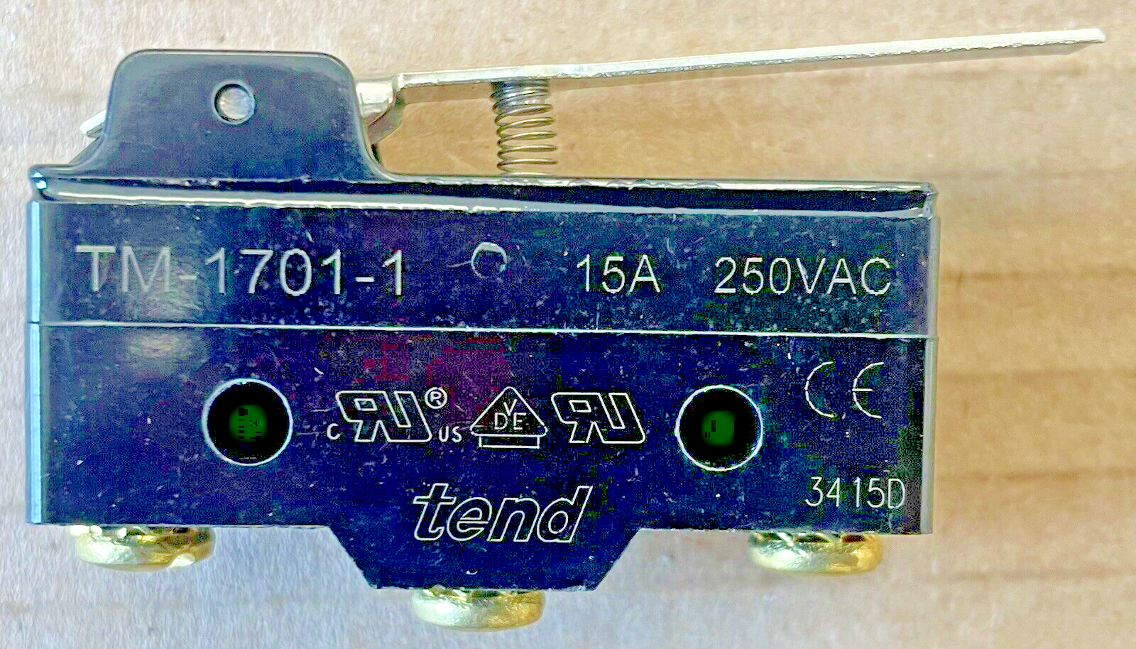 TEND TM-1701-1, 250VAC, Micro Switch, NEW