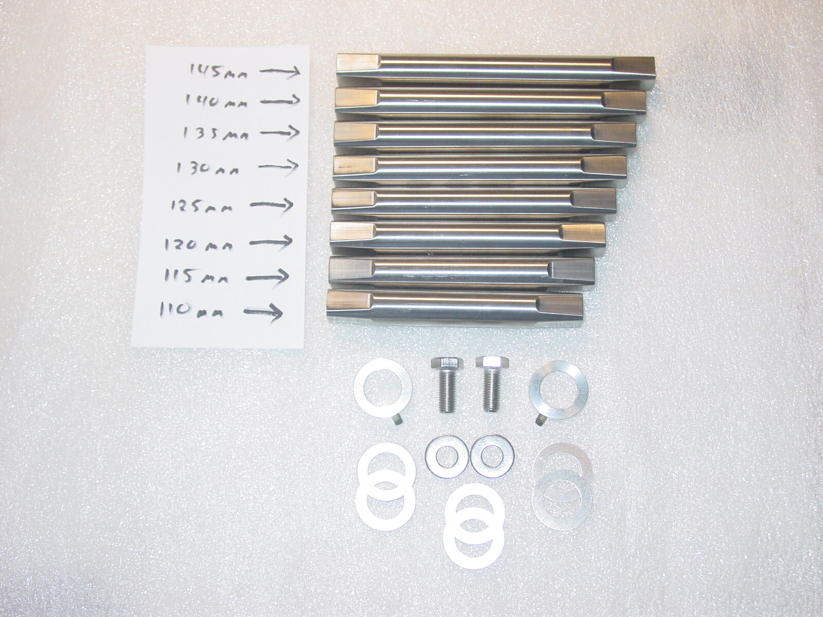 Titanium 6AL4V Bottom Bracket Spindle 5/8" Cook Bros Bullseye Fat Chance BMX MTB