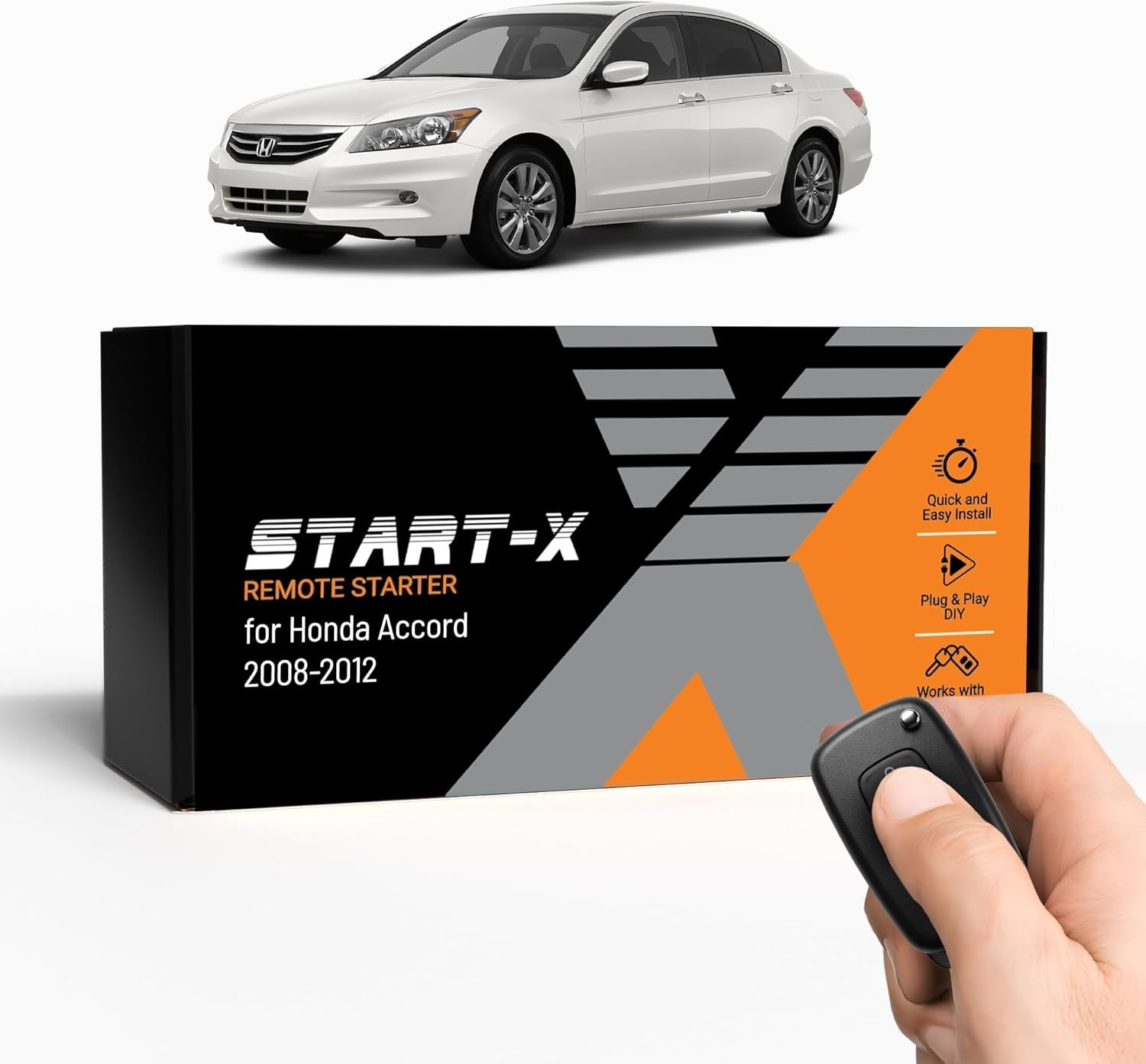 Remote Starter Kit for Honda Accord (2008, 2009, 2010, 2011, 2012) Ve...