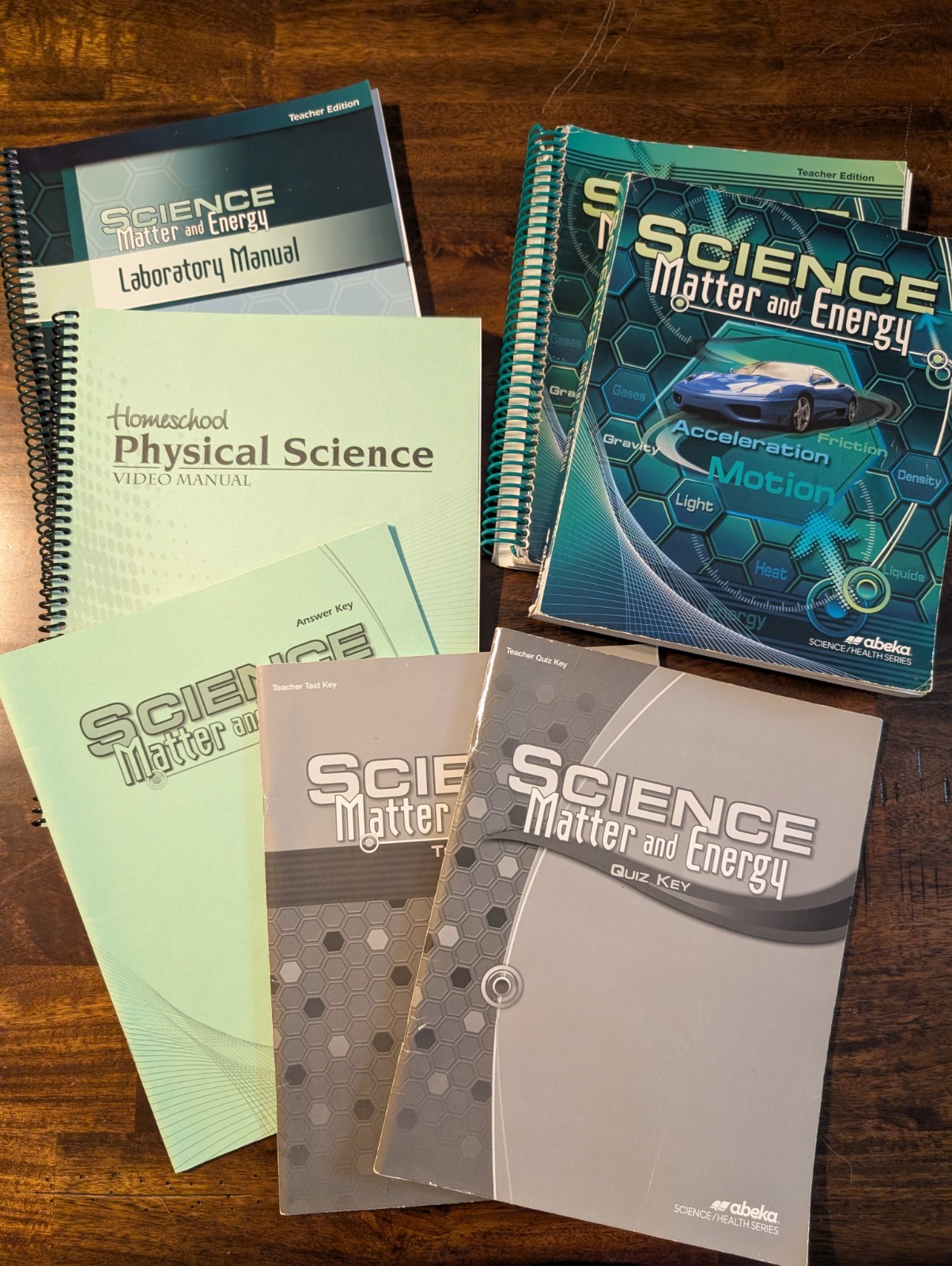 Abeka 9th Grade Science Matter & Energy Full Teacher & Student Set