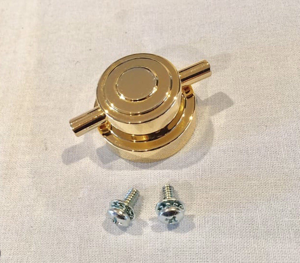 DW Collector’s Snare Drum Lug Turret, Gold, TP50 TruePitch 50 w/ Screws, Gasket