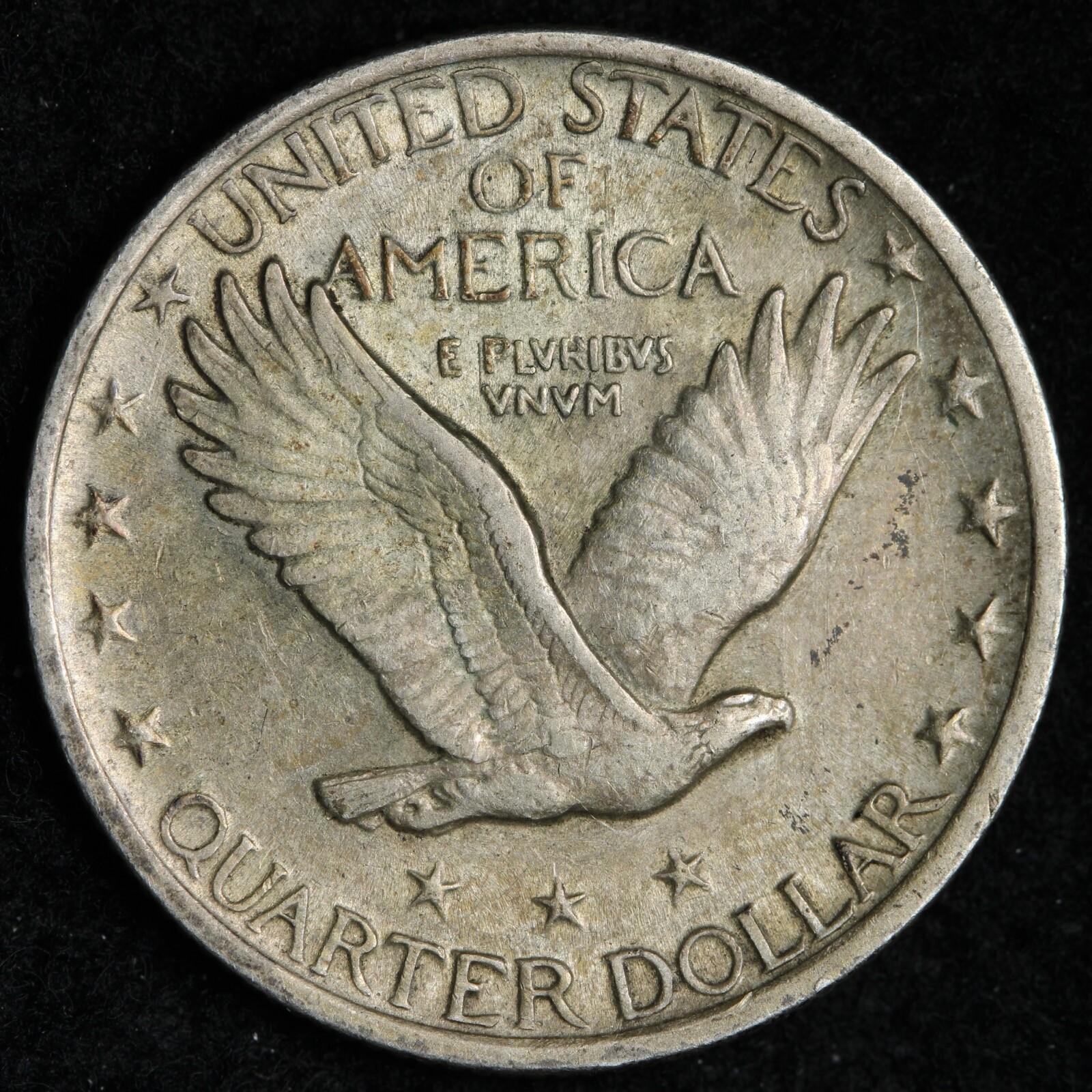 1920 Standing Liberty Silver Quarter AU++/UNC E395 QLJ