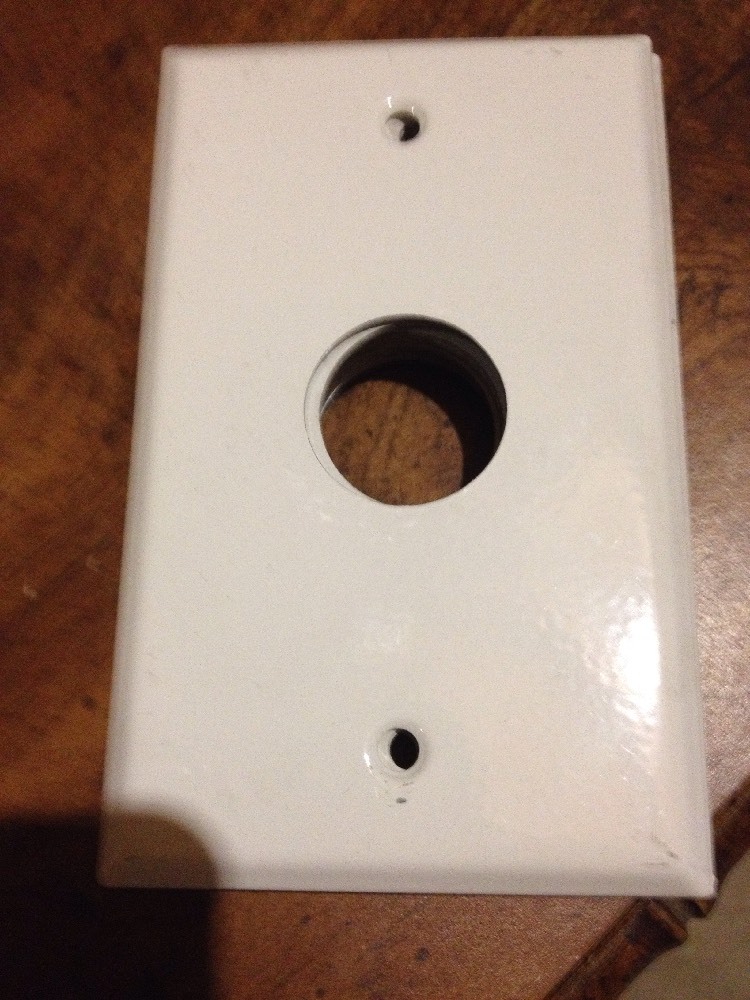 Mulberry 86151 166 PJ7 Midway Steel 1-Gang WallPlate Cover White