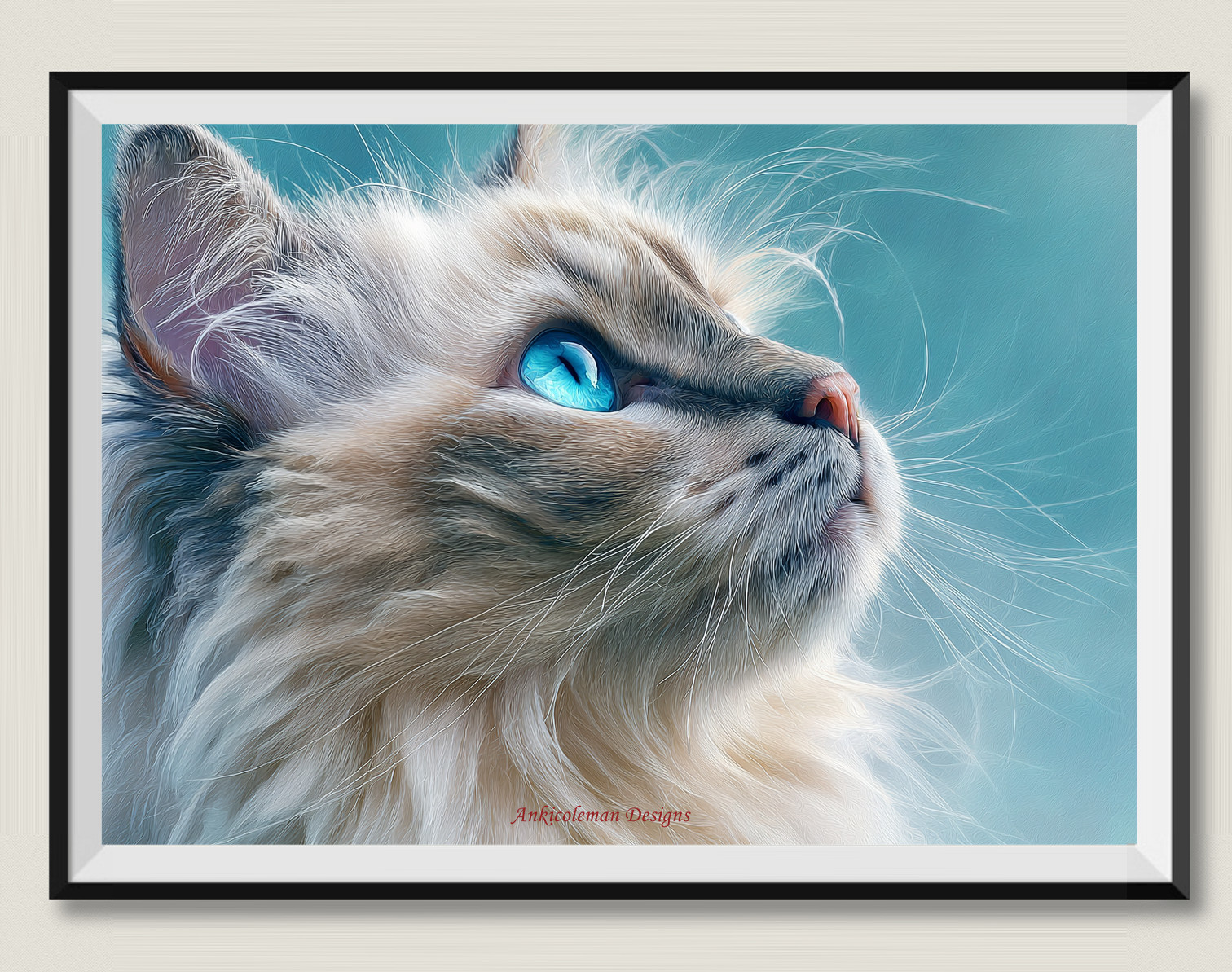 Proud Kitten 2 - DIY CHart Counted Cross Stitch Patterns Needlework DMC Color