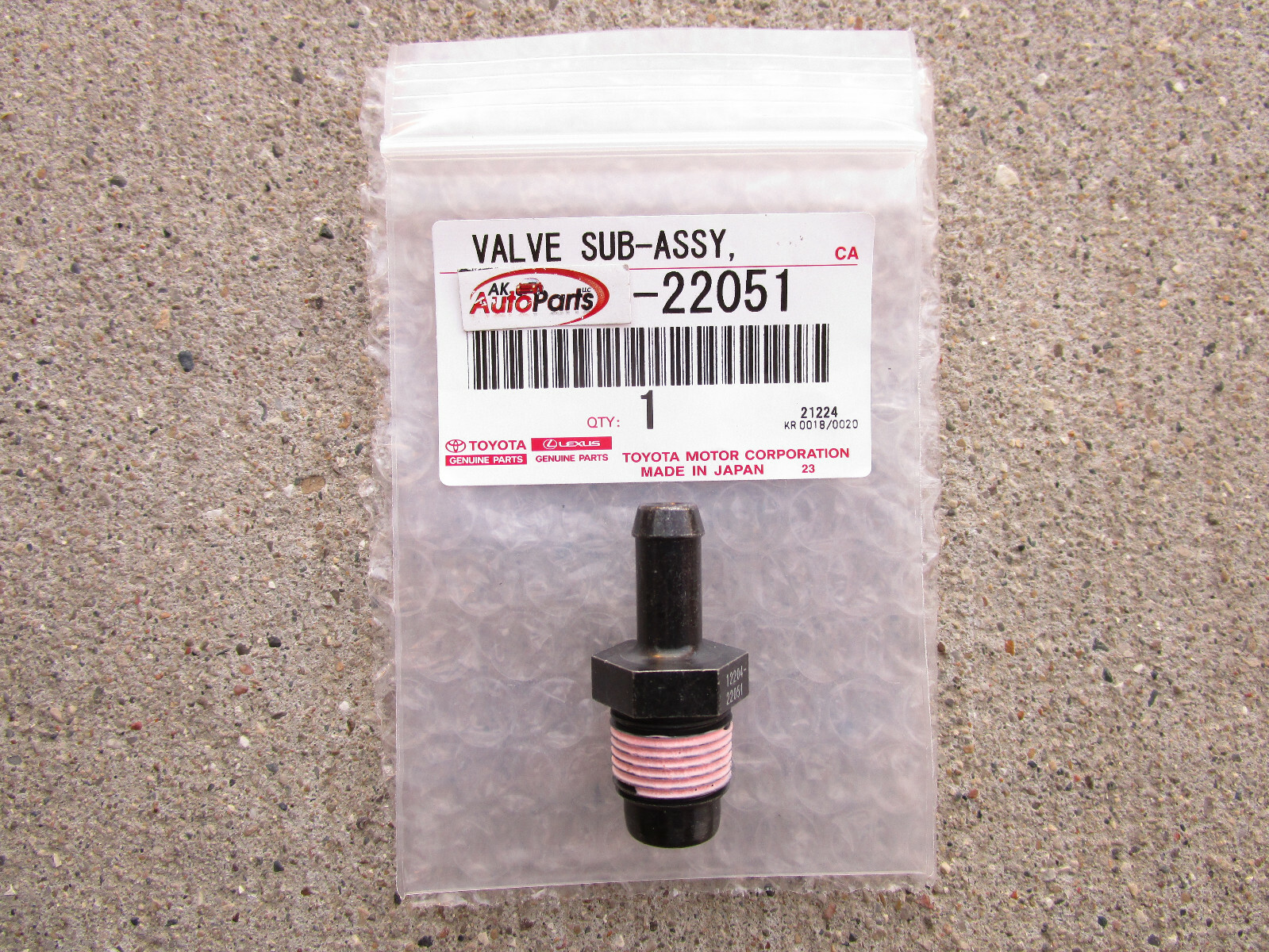 98 - 08 TOYOTA CELICA 1.8L 4CYL VENTILATION VALVE PCV SUB ASSEMBLY OEM BRAND NEW