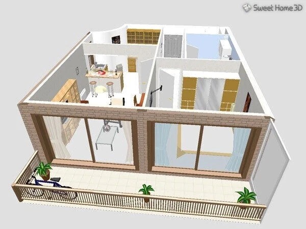 Sweet Home 3D - Graphic Interior Design CAD Architect Software for Windows on CD
