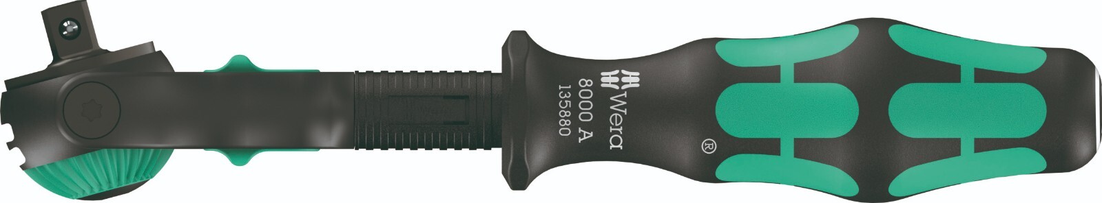 Wera 8000 A Black Edition Zyklop Speed Ratchet Wrench 1/4" Drive 05135880001