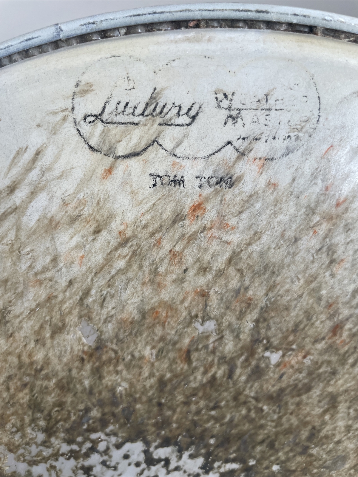 Vintage 60s Ludwig 13” Weather Master Tom Tom Drum Head