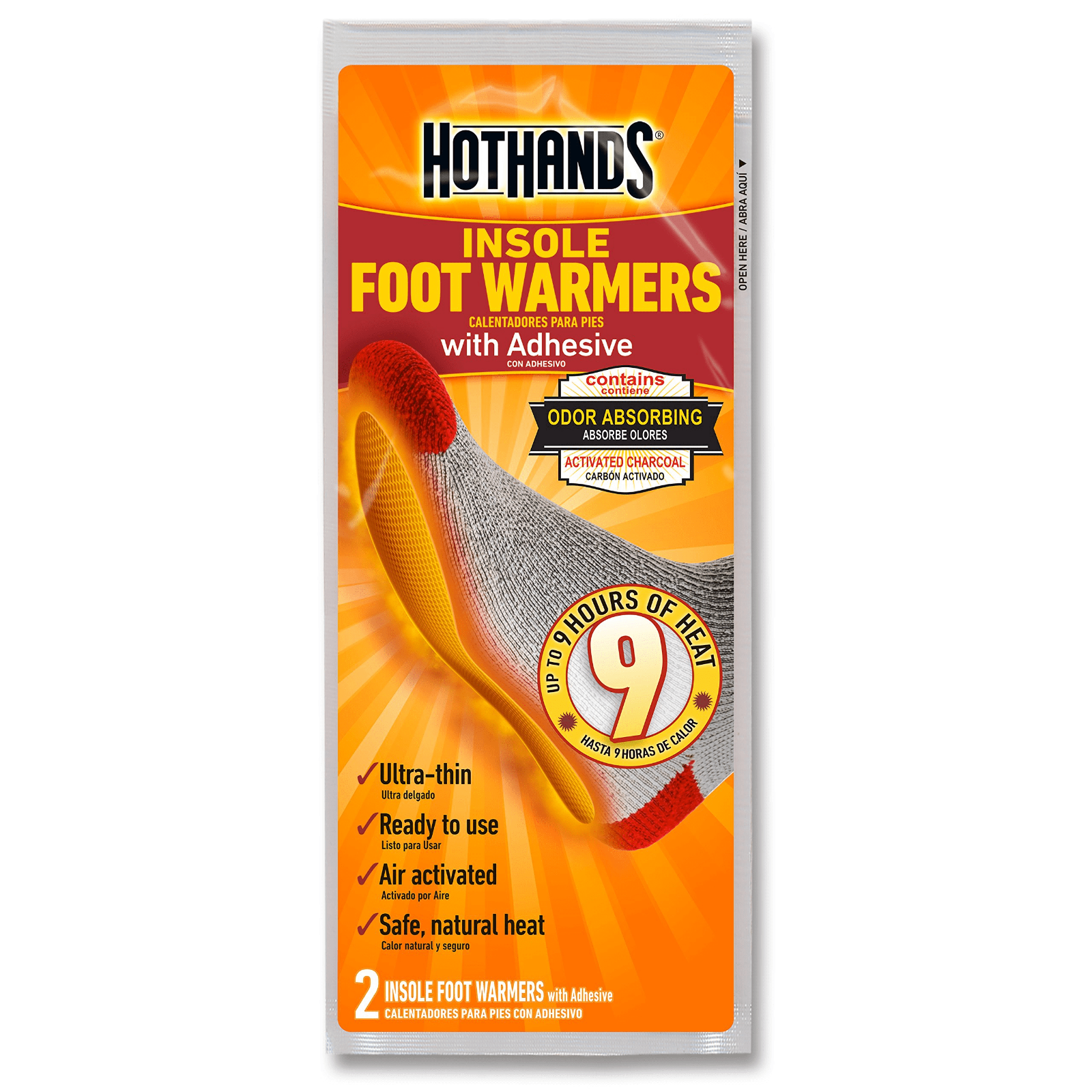 HotHand Insole Foot Warmers 32 Warmers (16 Pair)