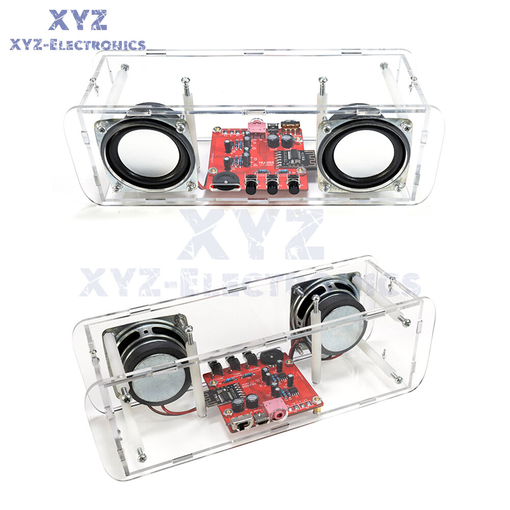 DIY Bluetooth Speaker Kit Stereo Amplifier Sound Circuit Board Component Welding
