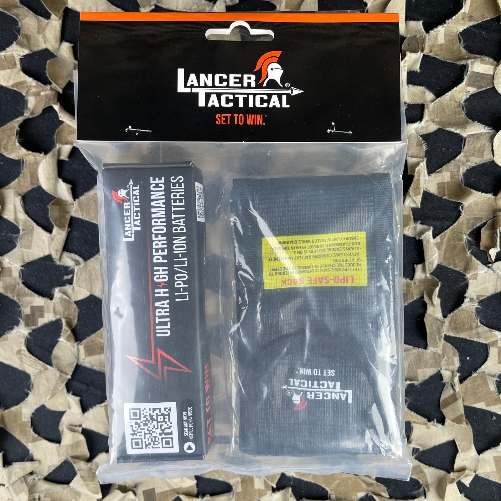 NEW Lancer Tactical 11.1V 1300mAh 20C Stick LiPo Airsoft Battery - Mini-Tamiya