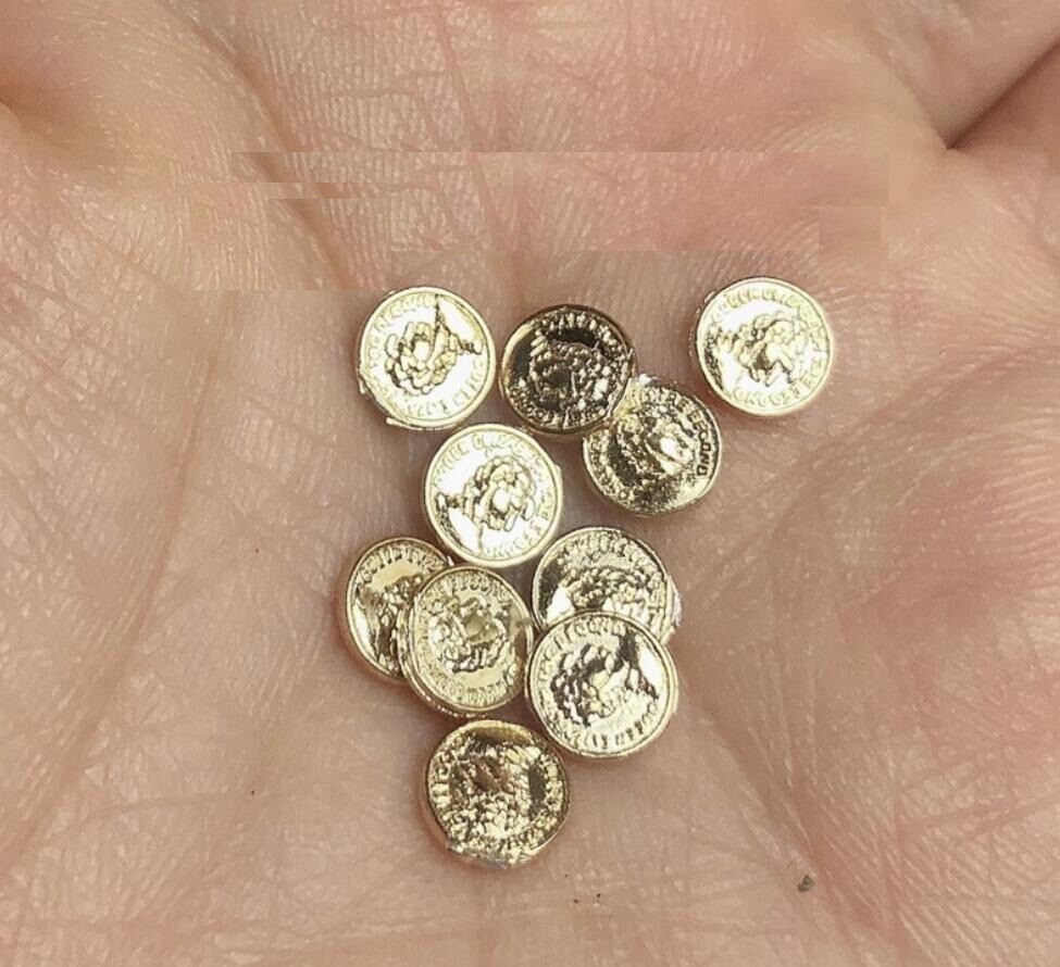 1/6 scale Miniature Faux Gold Coin For 12" Action Figure Hot Toys Accessories
