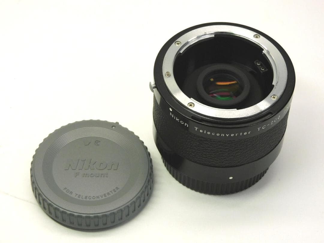 Nikon Ai Teleconverter Tc-200 2X With Front Rear Caps Camera
