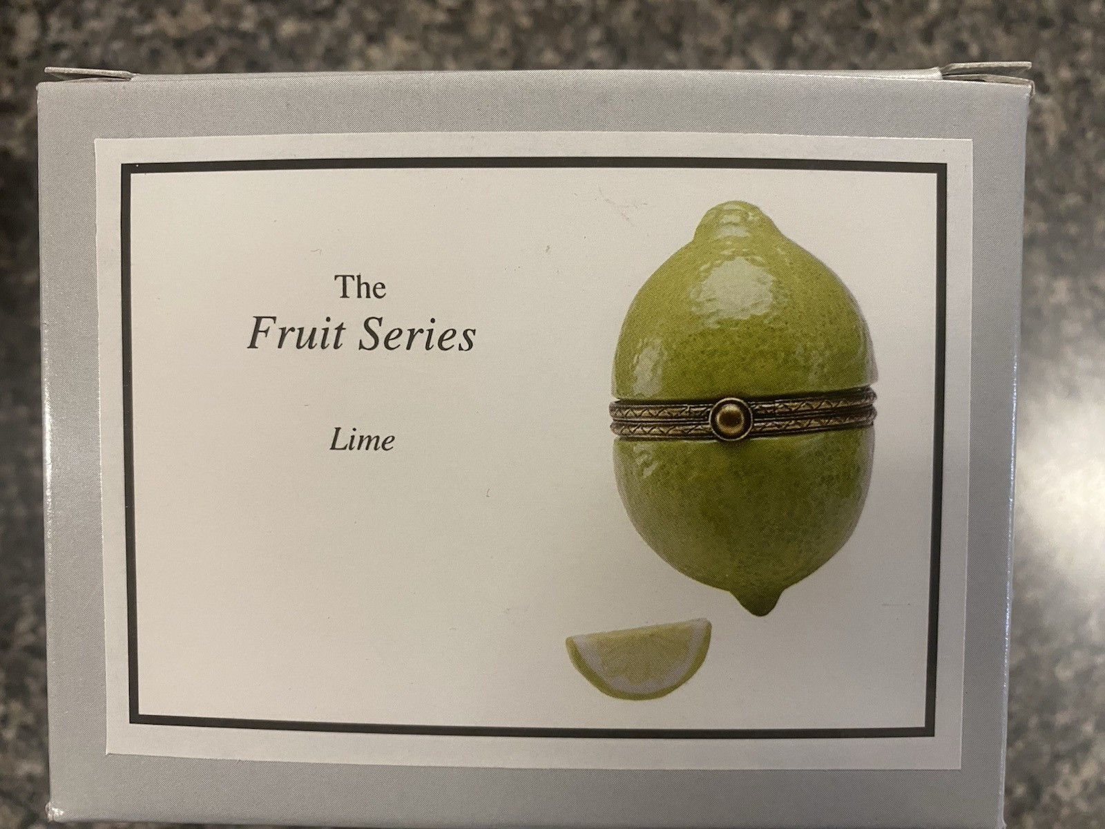 Lime  PHB Porcelain Hinged Box by Midwest Cannon Falls