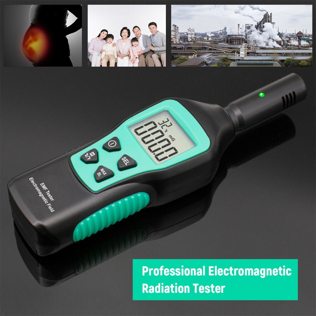 EMF Meter High Precision Handheld Electromagnetic Radiation Detector Tool