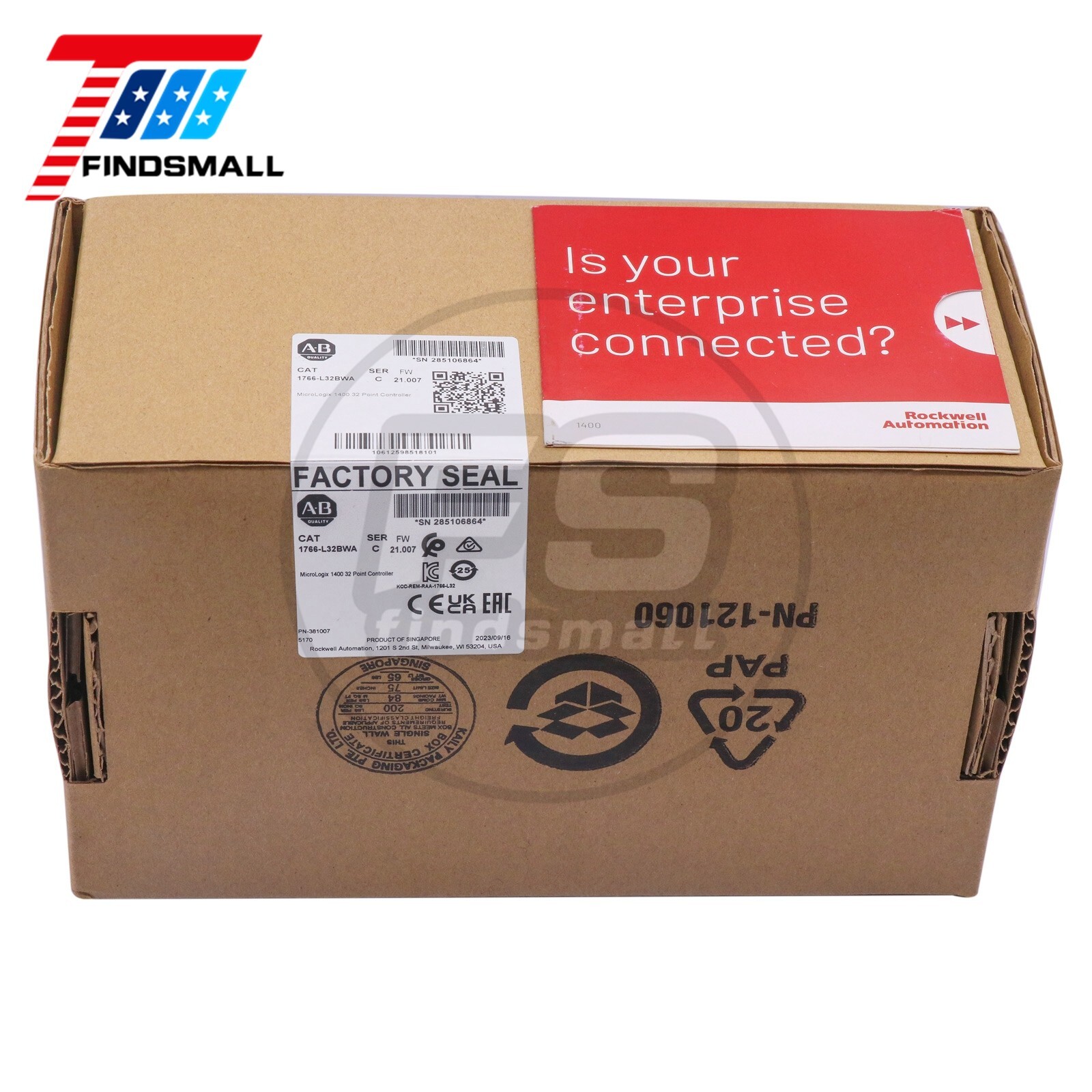 2025 New Sealed Allen-Bradley 1766-L32BWA /C MicroLogix 1400 32 Point Control