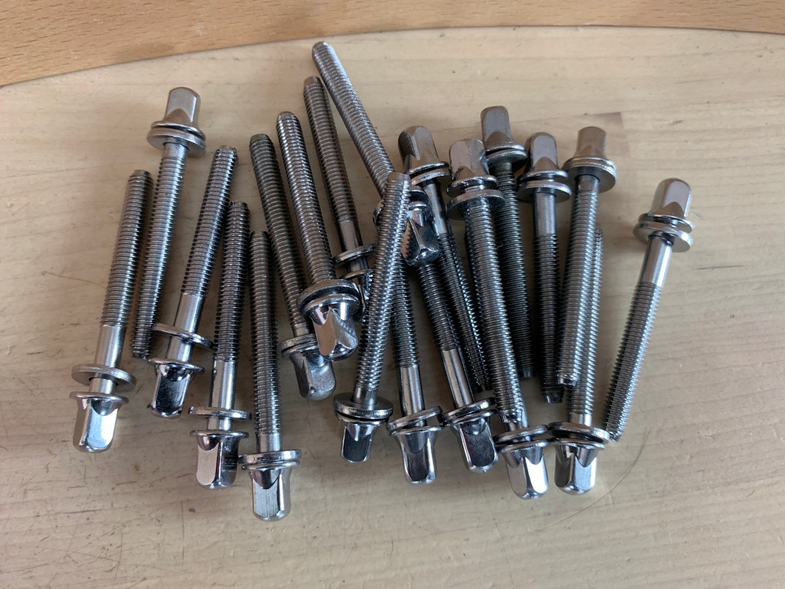 DW Drum Workshop 1.5-Inch TENSION ROD Parts Snare Tom Lot of 20x TP30 Threads