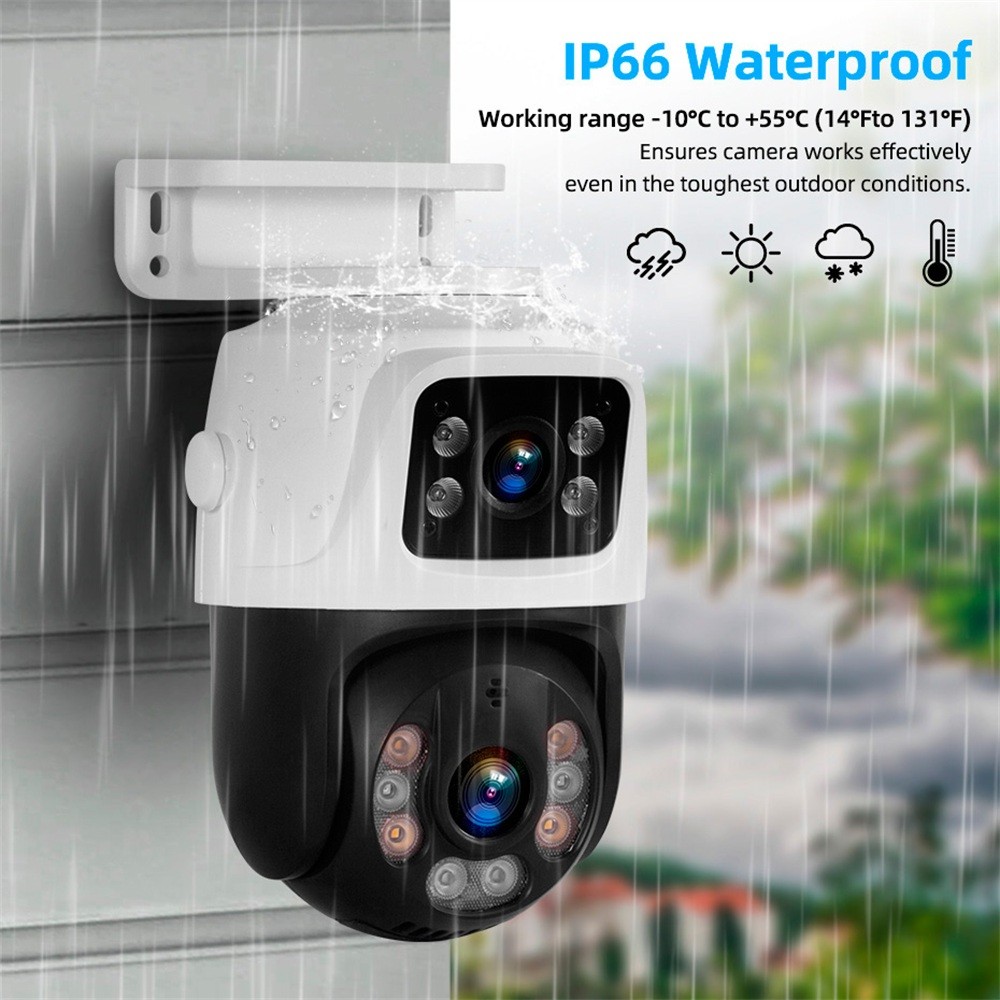 KERUI 8CH NVR 6MP Two Way Audio POE PT Security Camera System AI Detection