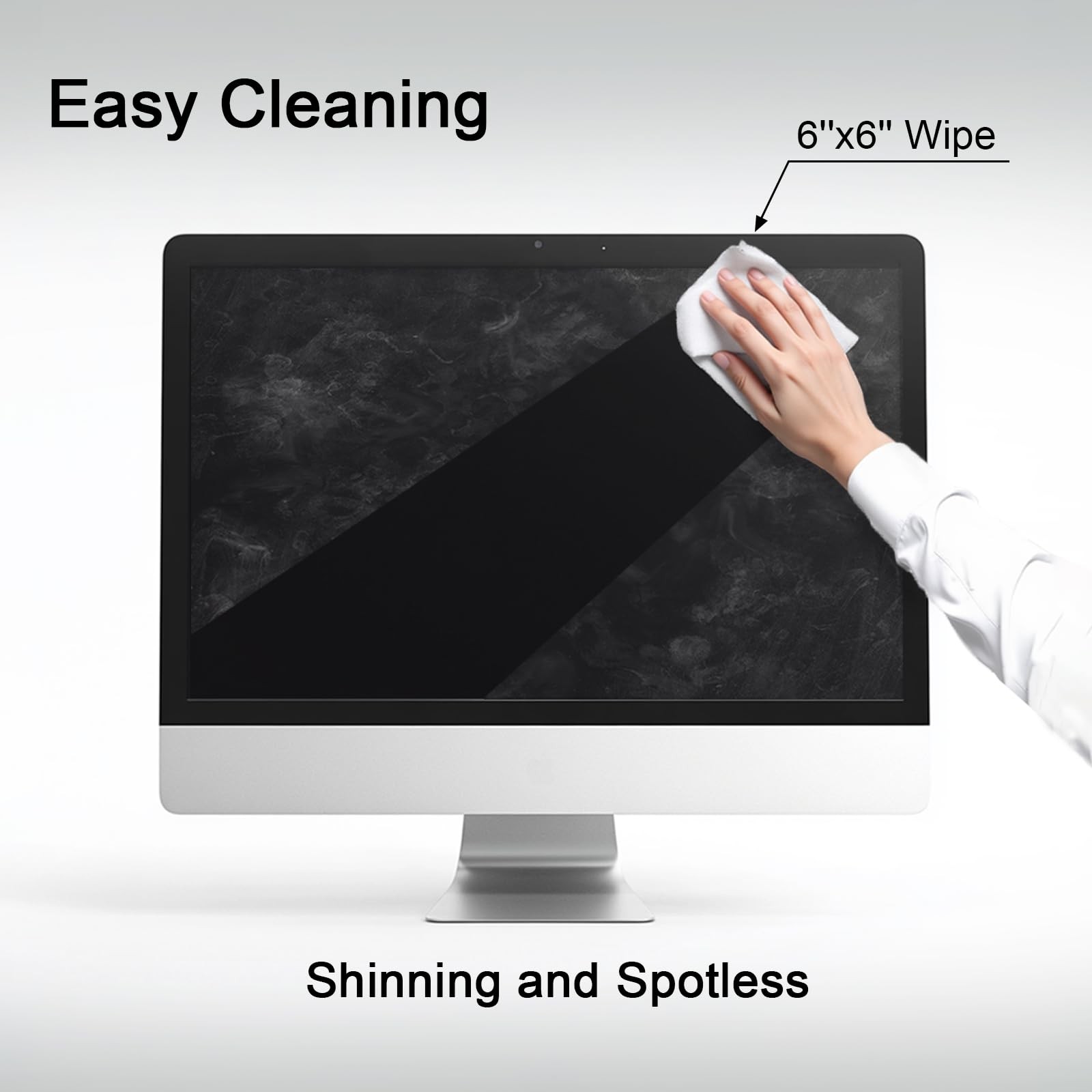 Screen for Electronics, 120 Count 6"x6" Pre-Moistened Screen Cleaner for Scre...