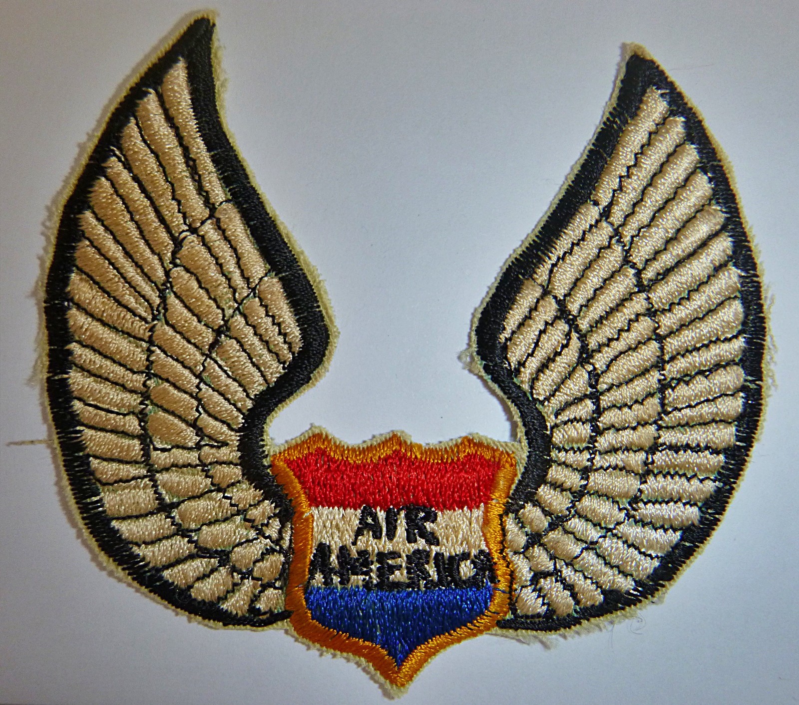AIR AMERICA - CIA AIRLINE - Wings Patch - LAOS - CAMBODIA - Vietnam War - E.028