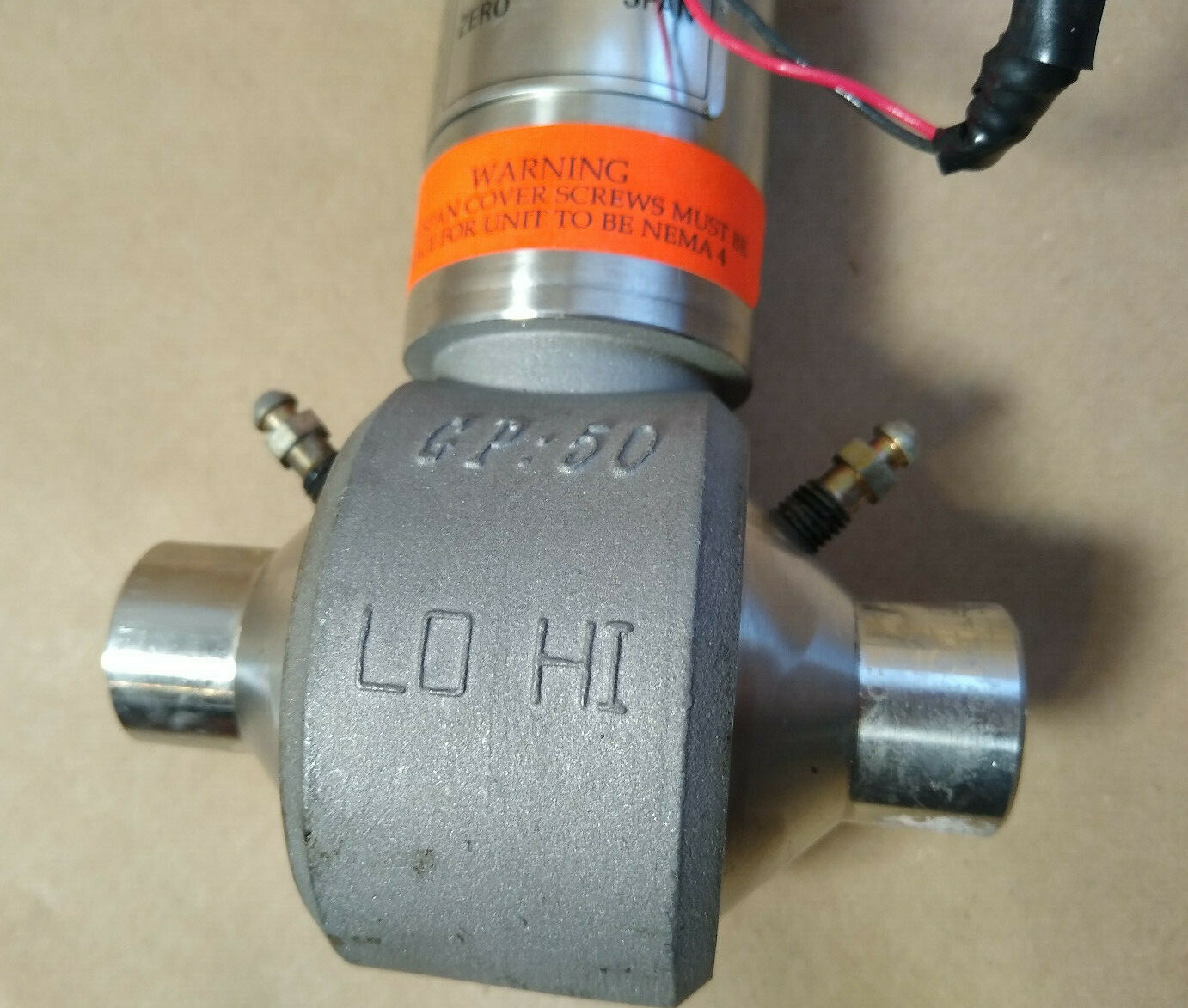 New GP:50 Differential Pressure Transducer model 316c